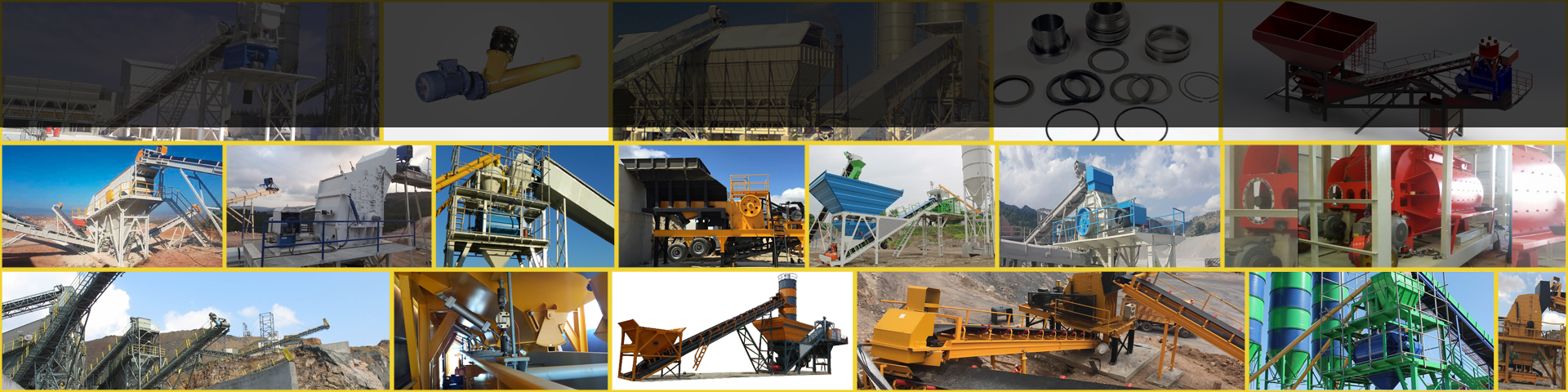 Rock reduction and concrete production technologies